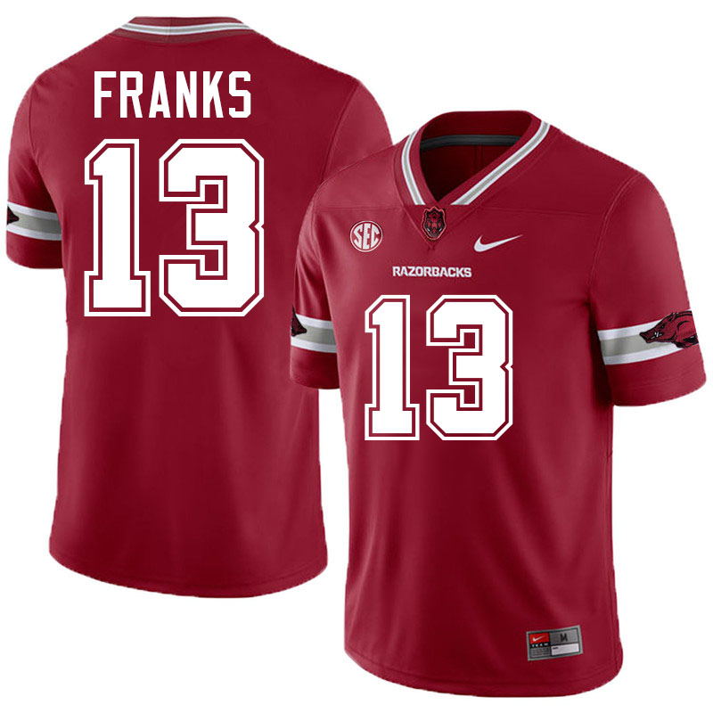 Feleipe Franks Arkansas Jersey,Arkansas Razorbacks #13 Feleipe Franks Jersey Youth College-Alternate